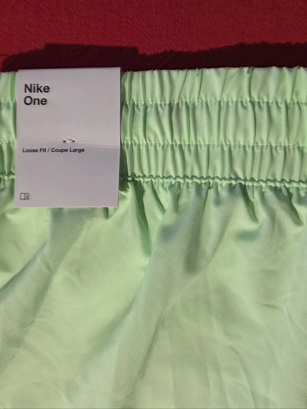 Nike Mint Green Girls' Athletic Shorts with Swoosh